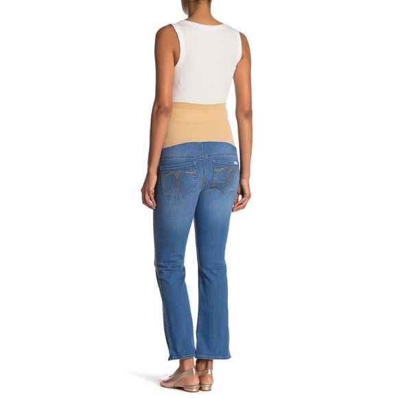 Seven7 Over The Belly Flared Maternity Jeans - Picture 2 of 3